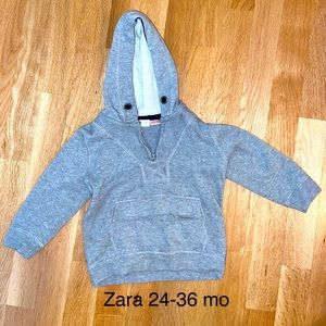 Zara toddler knit sweatshirt 24-36mo